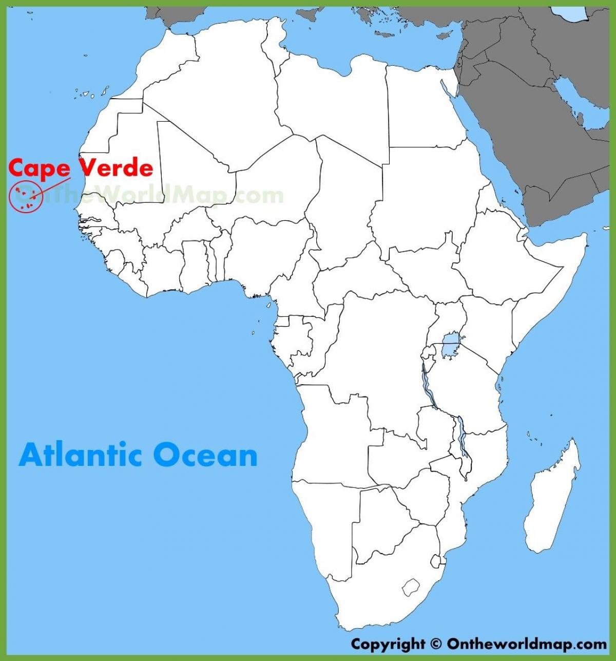 સાલ Cabo Verde નકશો